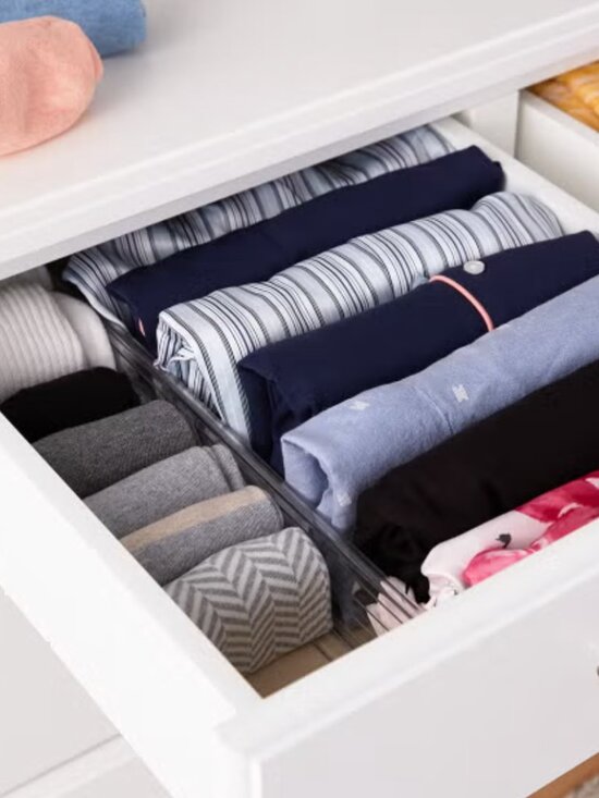 Idesign Other - iDesign Linus Clear Expandable Drawer Dividers - 12